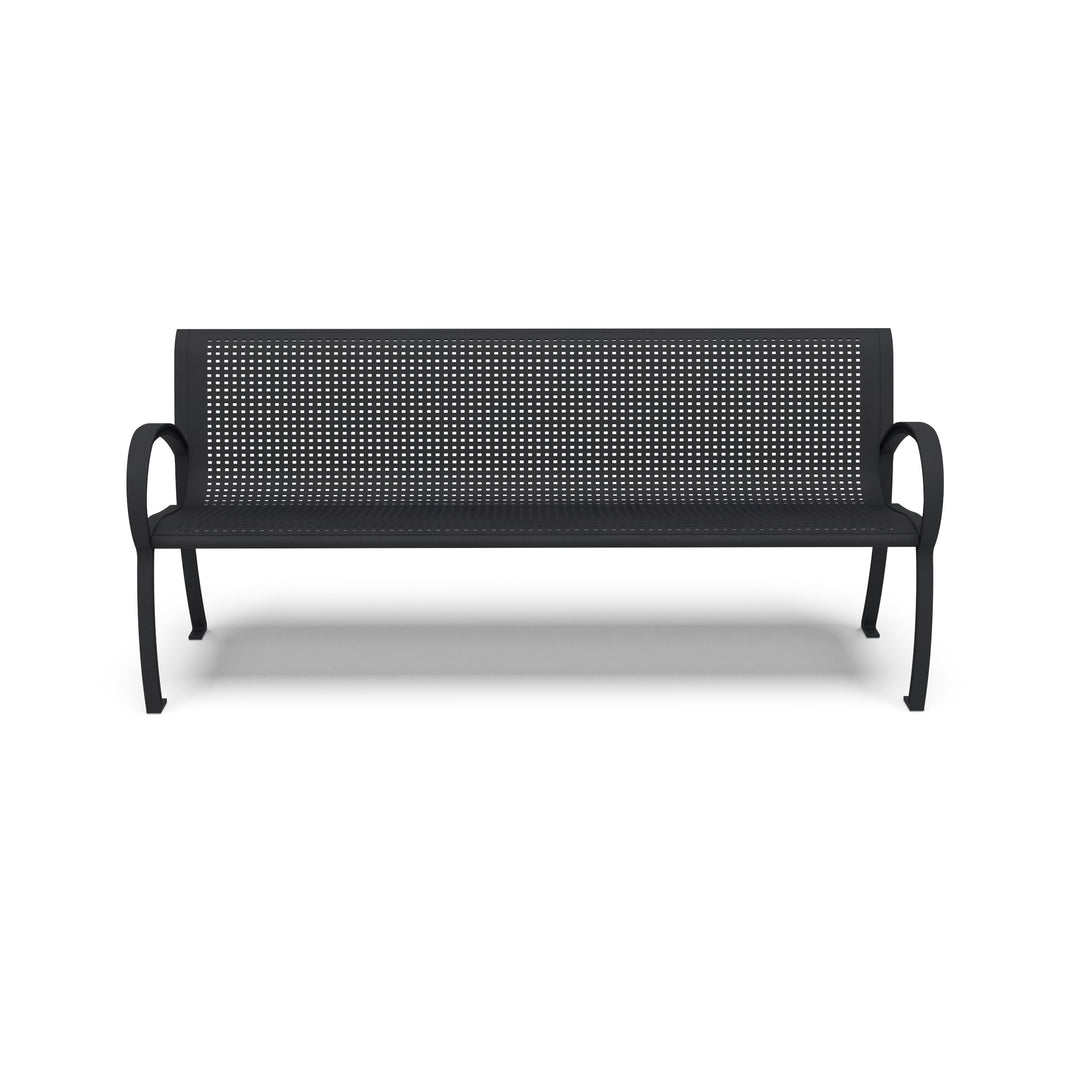 Winchester Square Perforated Bench