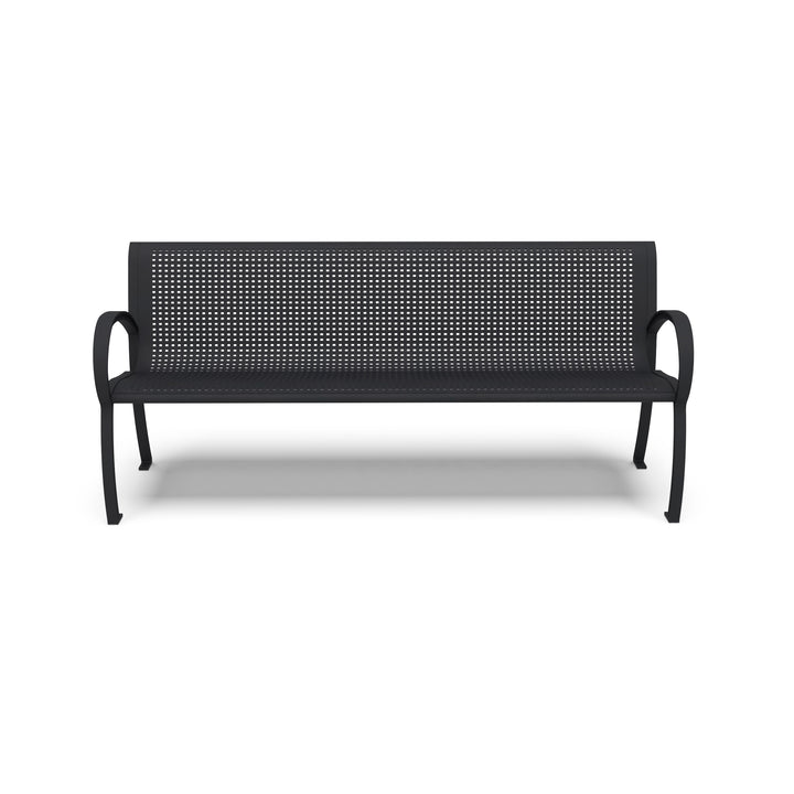 Winchester Square Perforated Bench