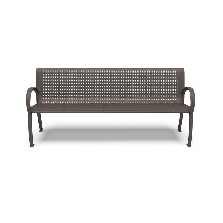 Winchester Square Perforated Bench