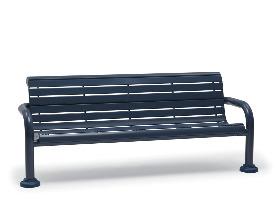 Contemporary Rib Inground Bench