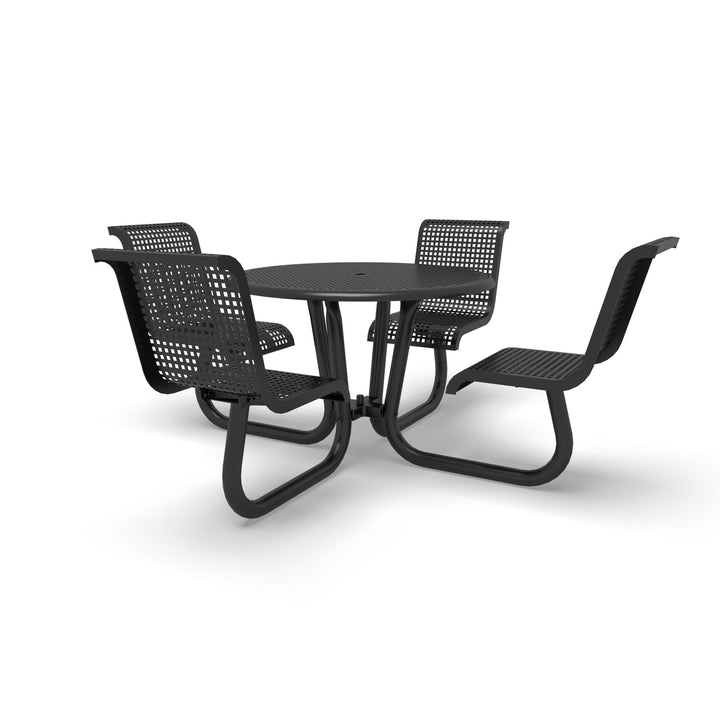 Portable Camino Perforated Round Table