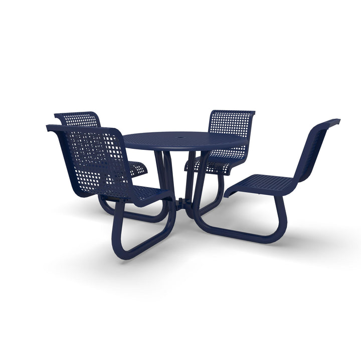 Portable Camino Perforated Round Table