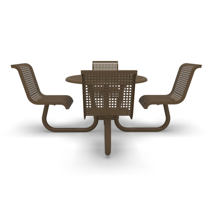 Portable Camino Perforated Round Table