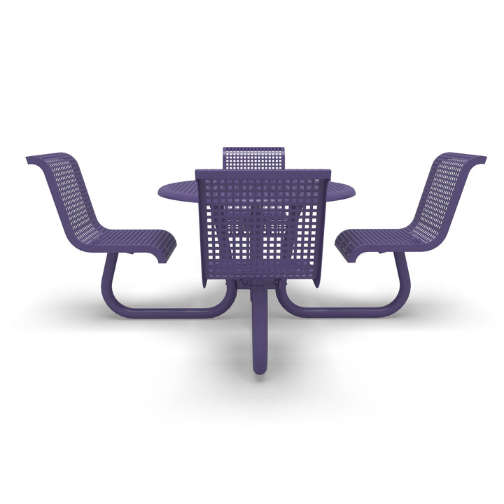 Portable Camino Perforated Round Table