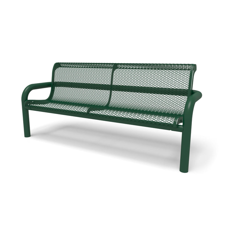 Contemporary Diamond Inground Bench