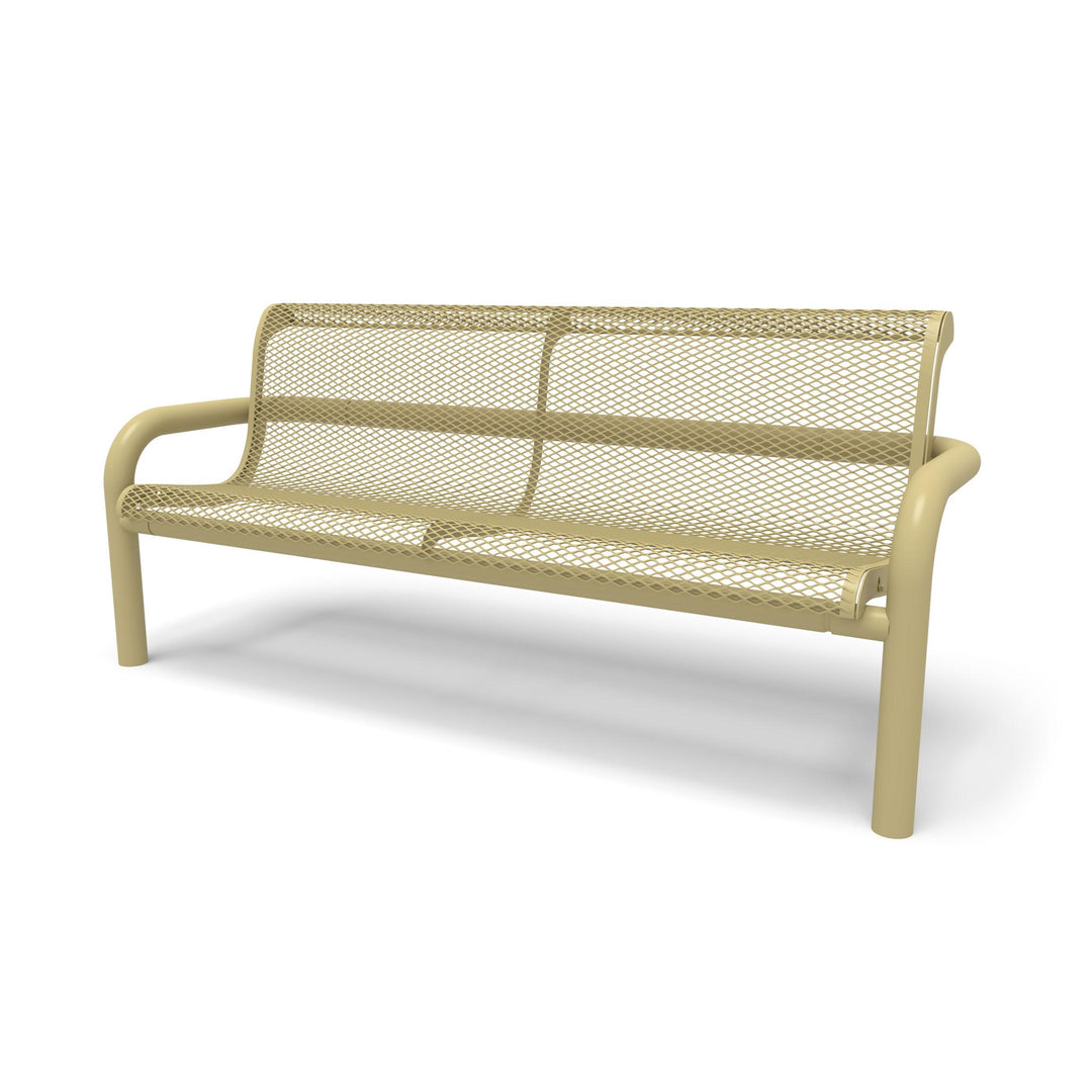 Contemporary Diamond Inground Bench