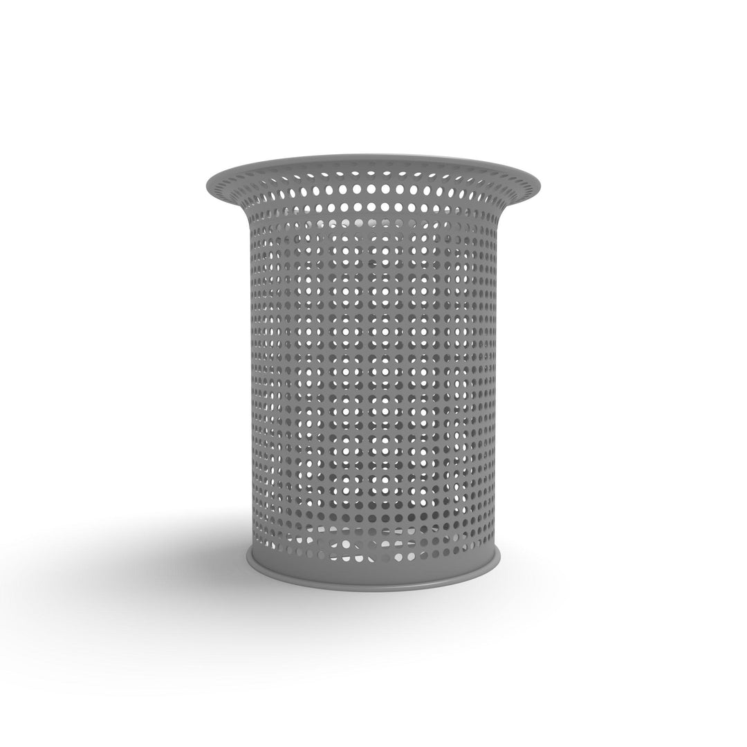 Signature Perforated Flare Top Trash Receptacle