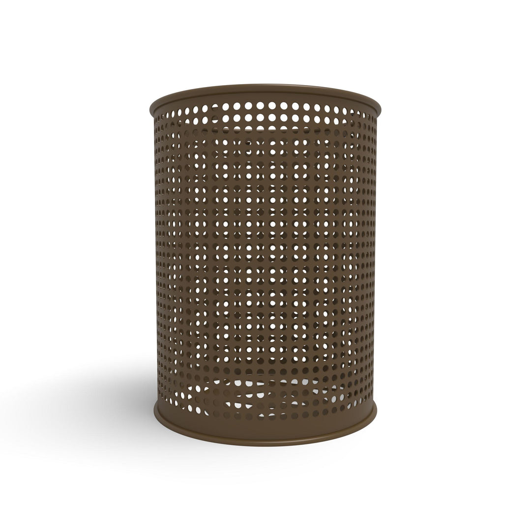 55 Gallon Perforated Outdoor Trash Receptacle