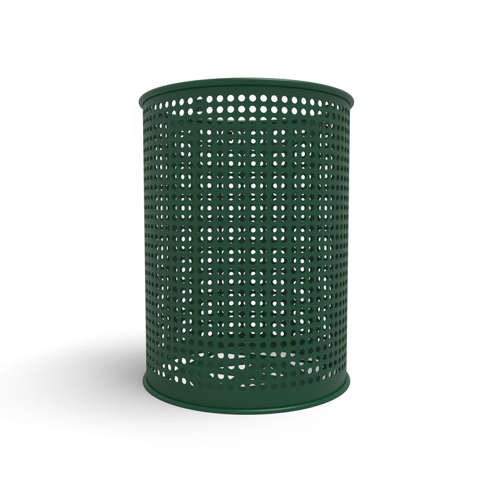 55 Gallon Perforated Outdoor Trash Receptacle