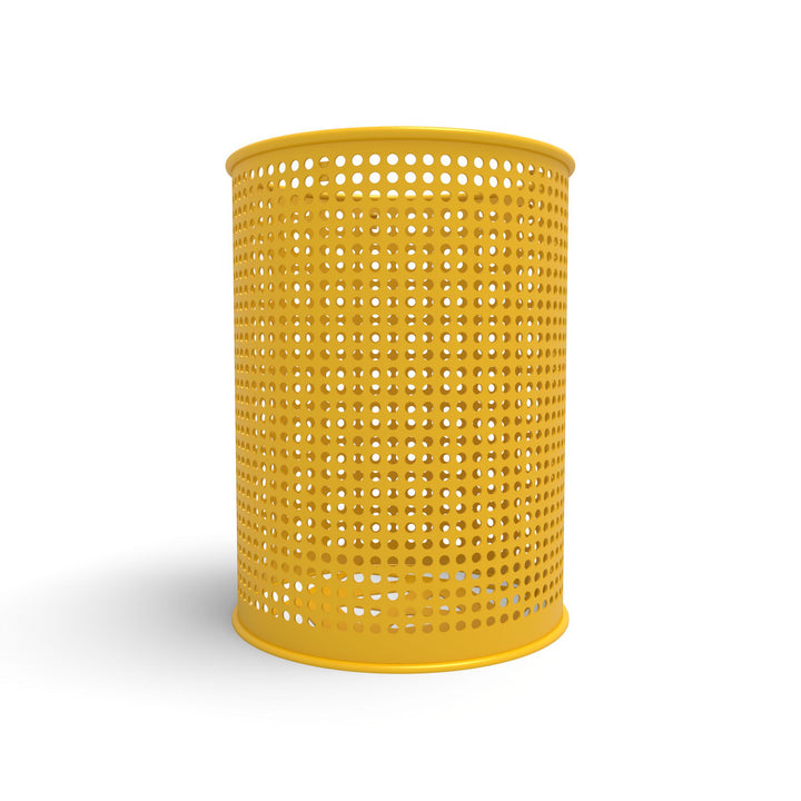 55 Gallon Perforated Outdoor Trash Receptacle
