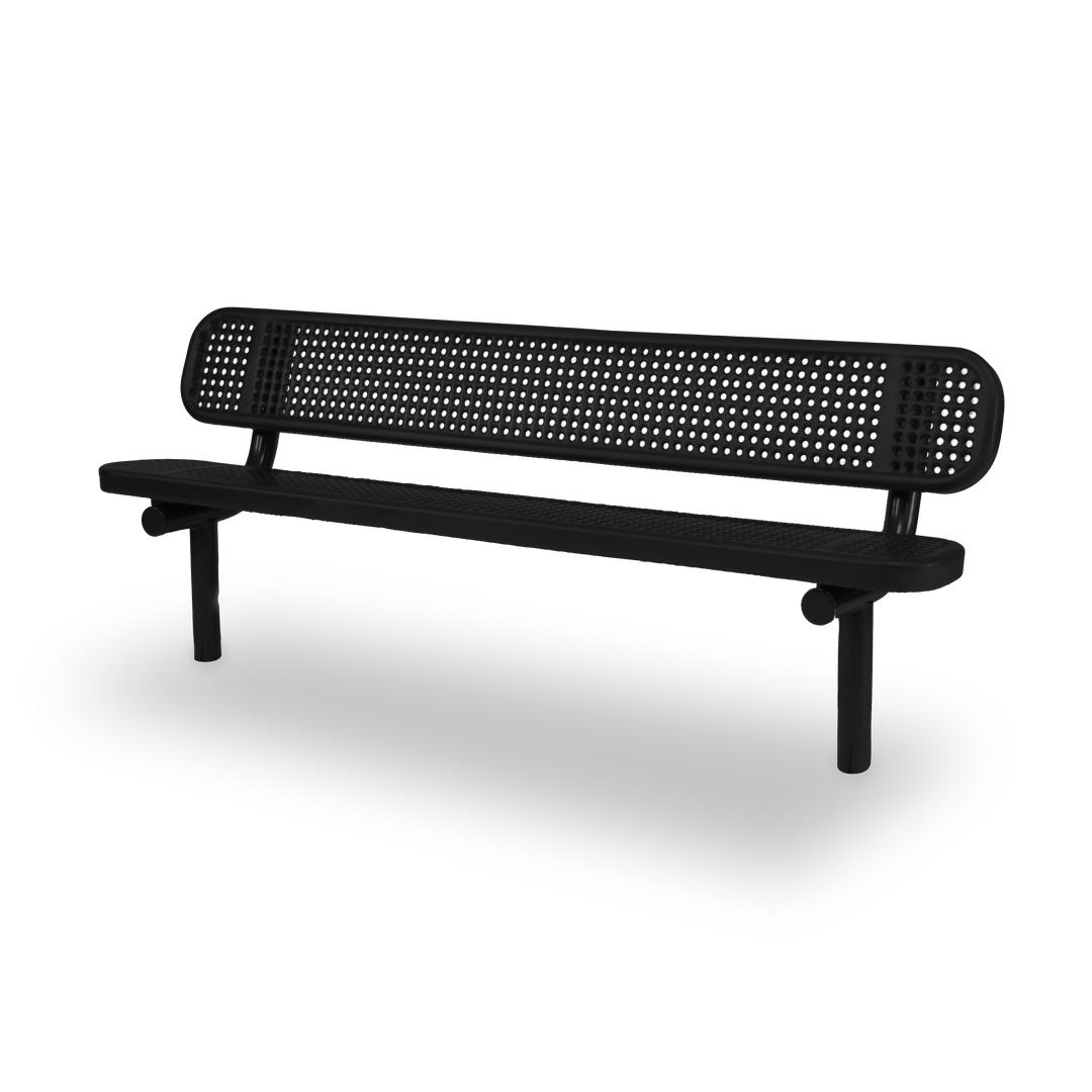 Inground Signature Perforated Bench