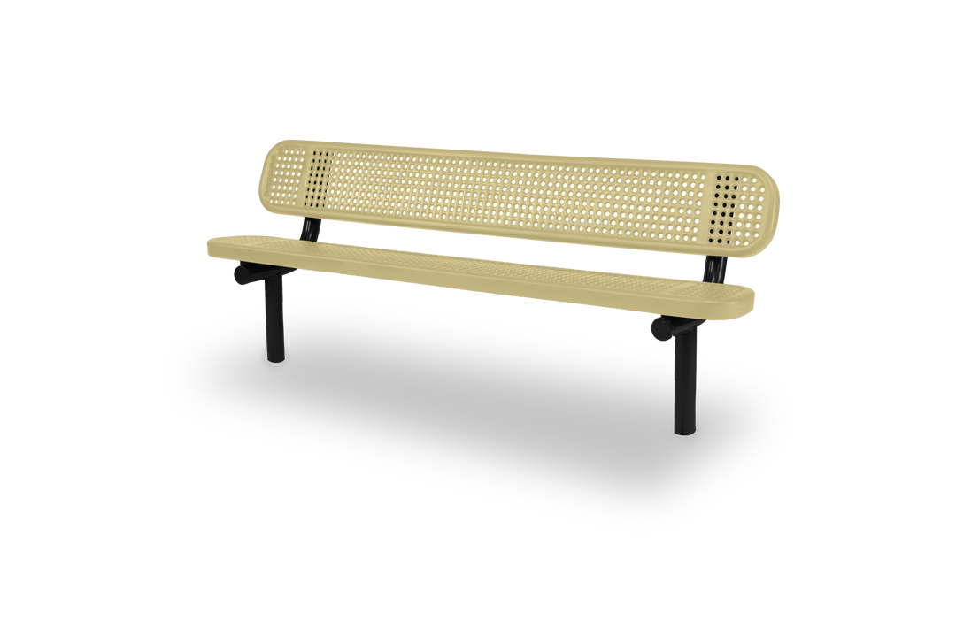 Inground Signature Perforated Bench