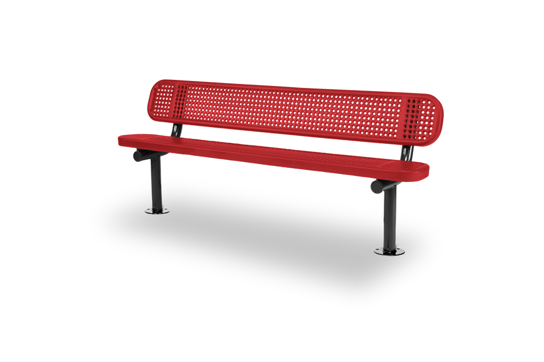 Mounted Signature Perforated Bench