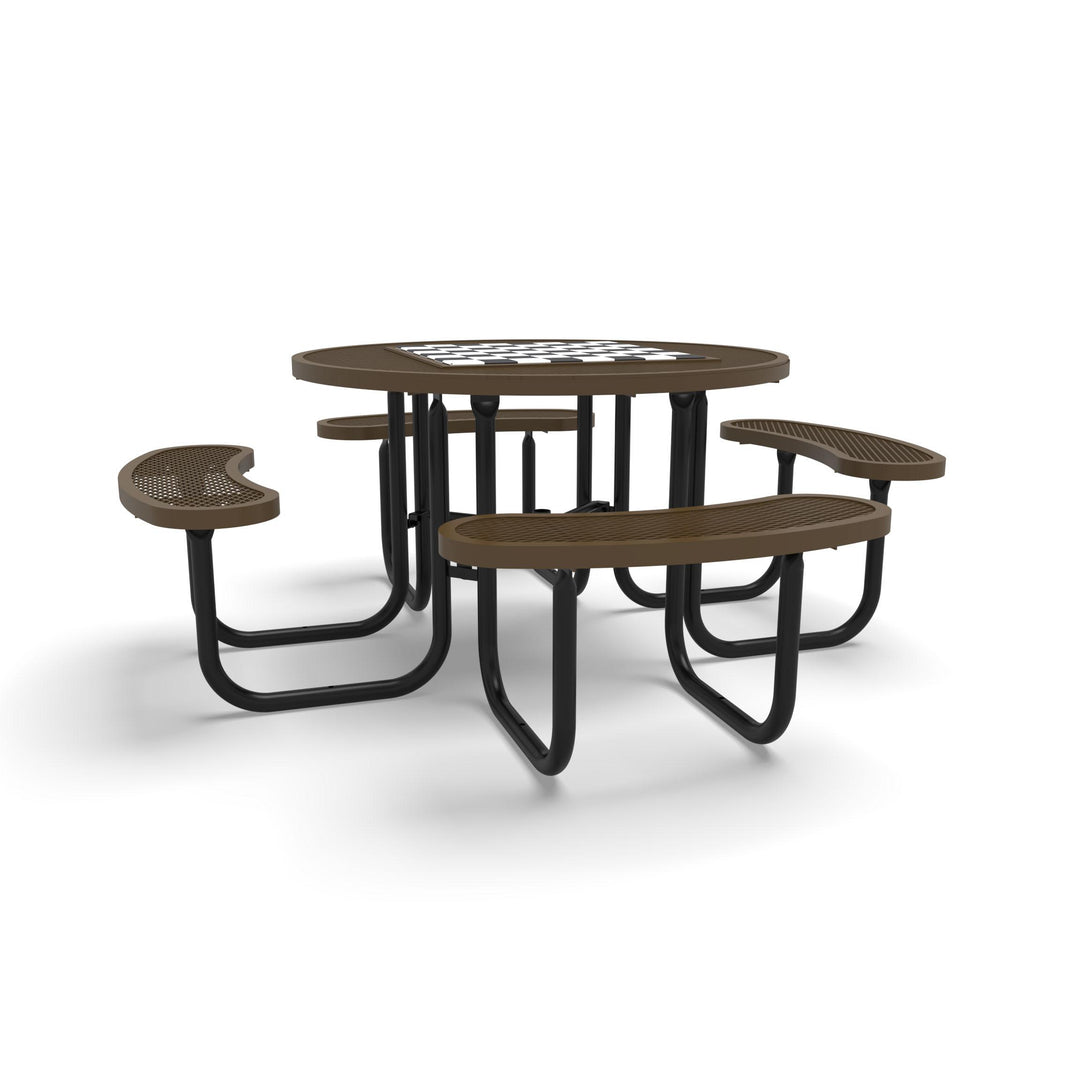 Signature Round Diamond Game Table