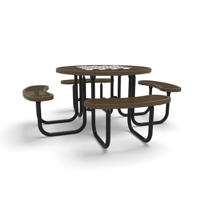 Signature Round Diamond Game Table
