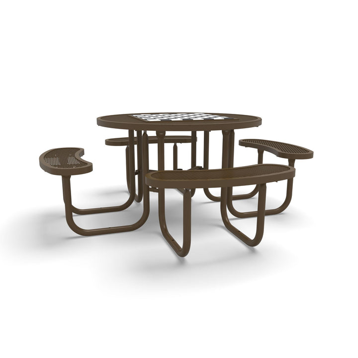 Signature Round Diamond Game Table
