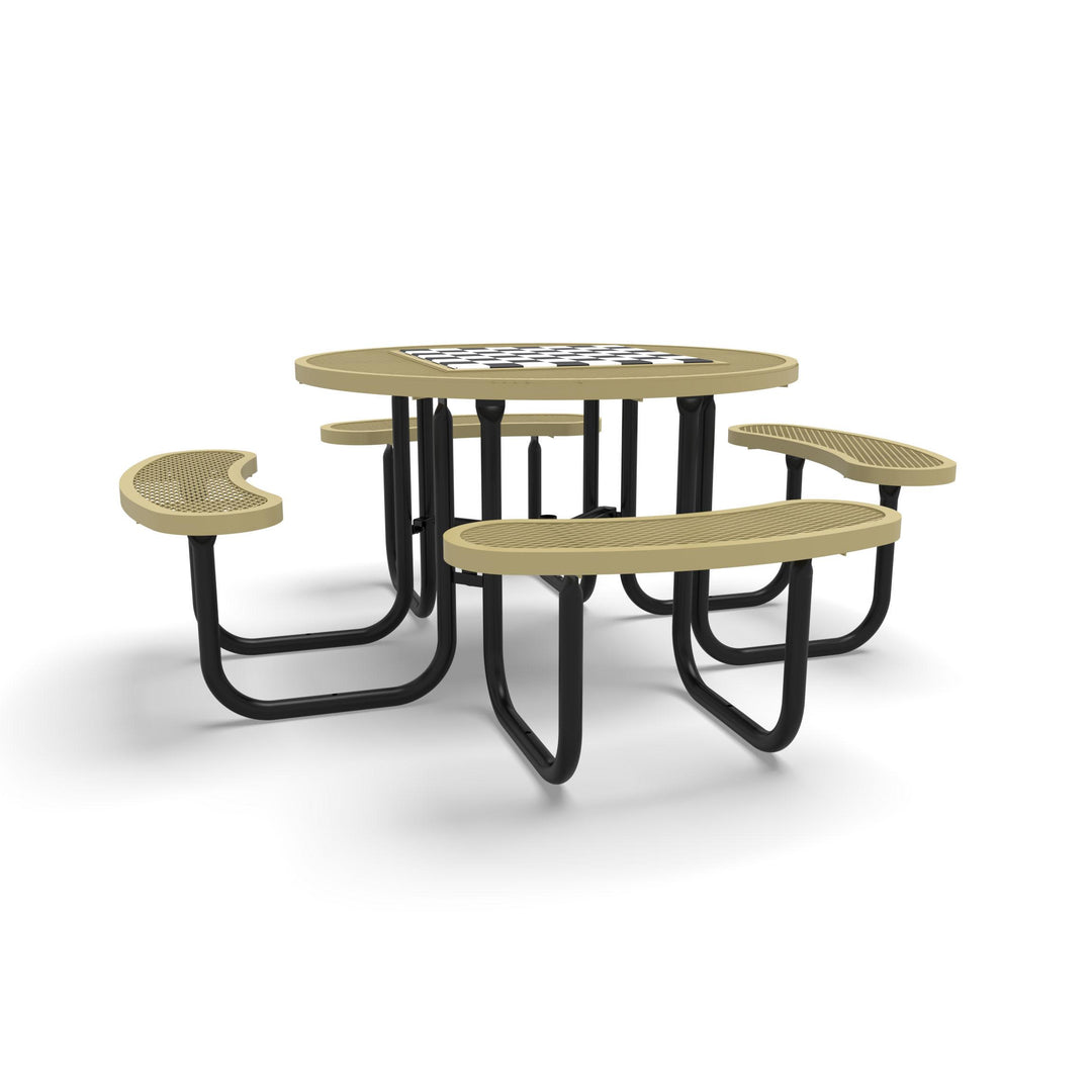 Signature Round Diamond Game Table
