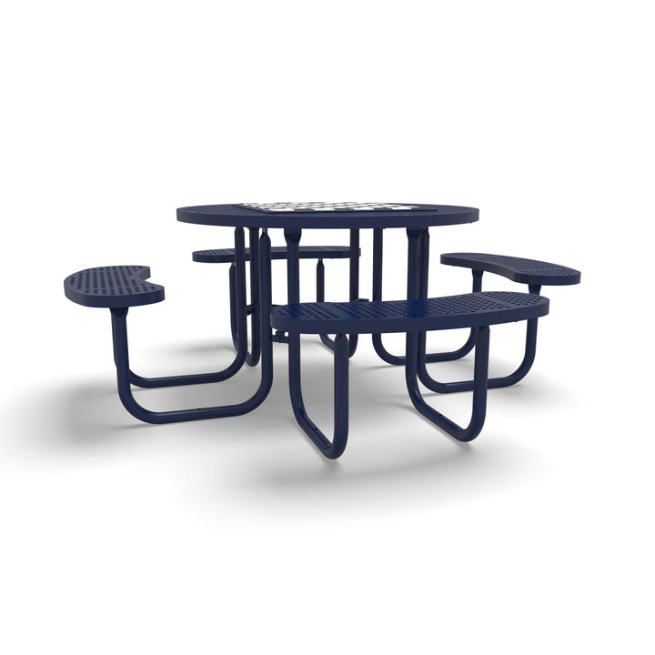Signature Round Perforated Game Table
