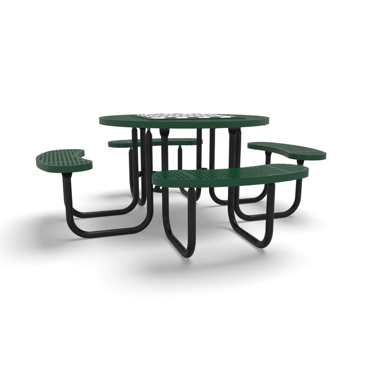 Signature Round Perforated Game Table