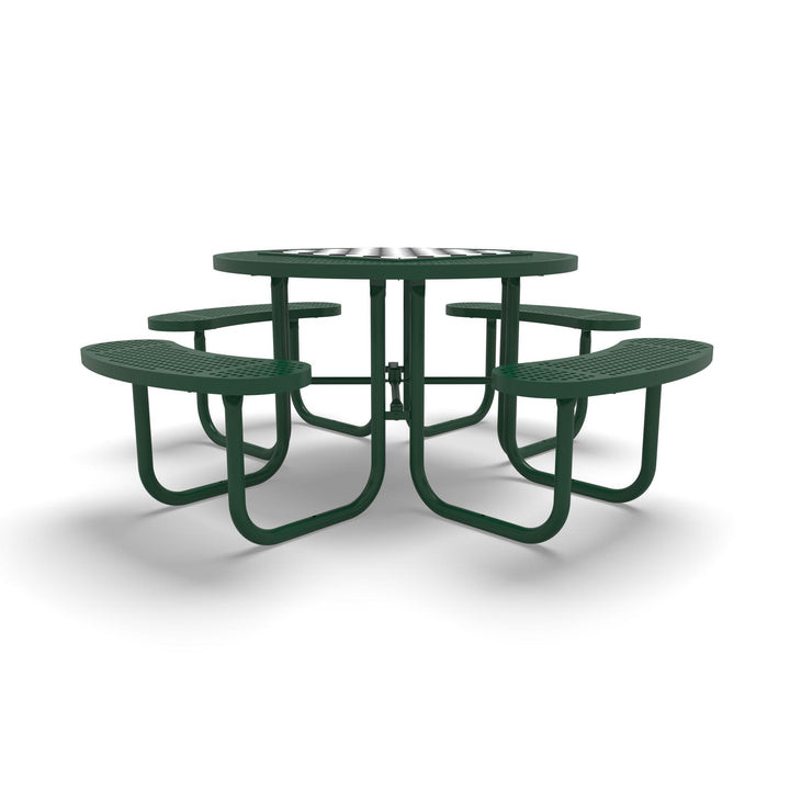 Signature Round Perforated Game Table