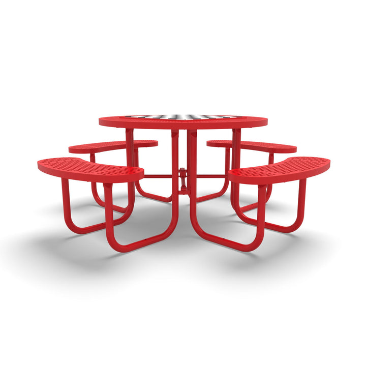 Signature Round Perforated Game Table