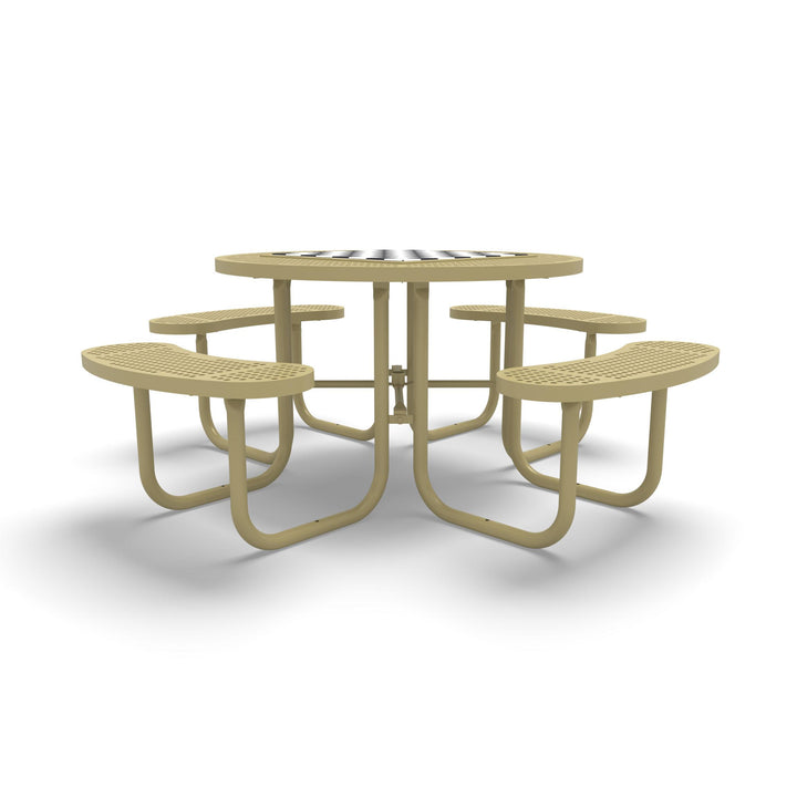 Signature Round Perforated Game Table