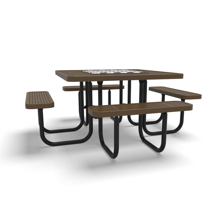 Signature Square Perforated Game Table