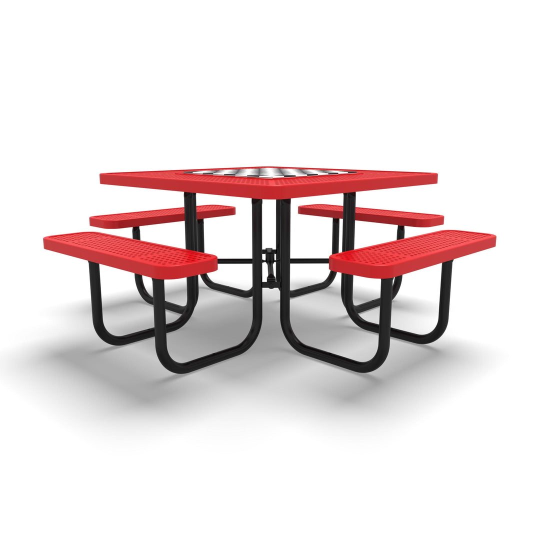 Signature Square Perforated Game Table