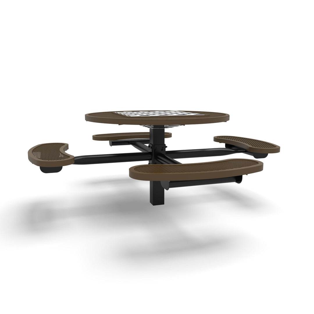 Inground Signature Round Diamond Game Table