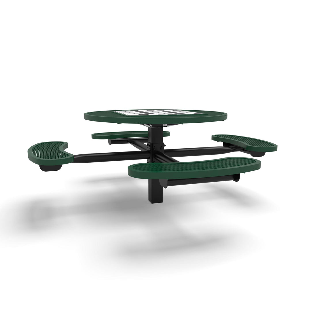 Inground Signature Round Diamond Game Table