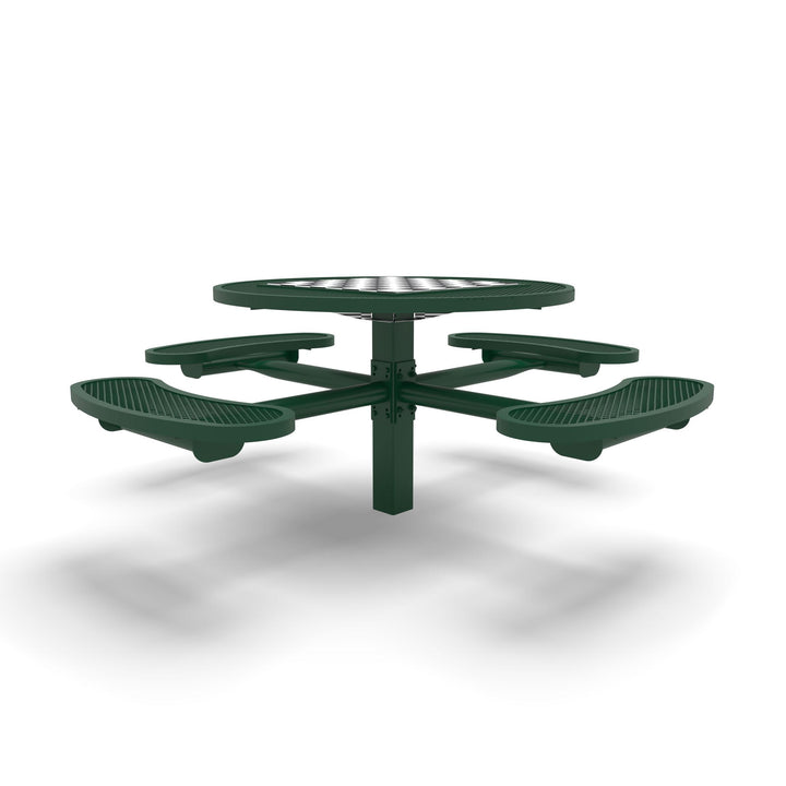 Inground Signature Round Diamond Game Table
