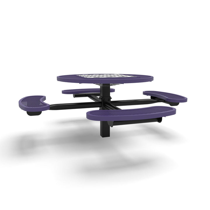 Inground Signature Round Diamond Game Table