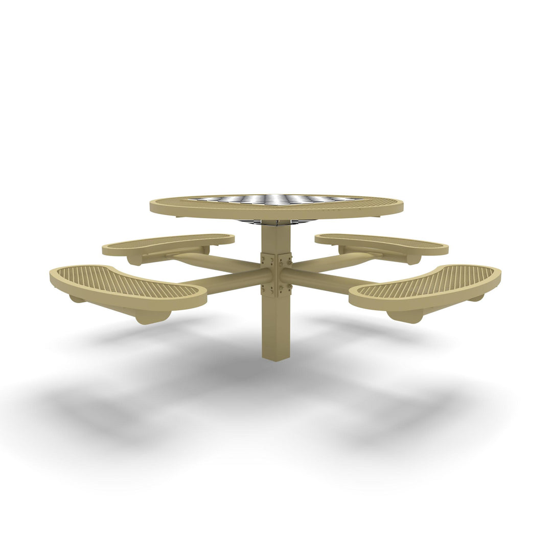 Inground Signature Round Diamond Game Table