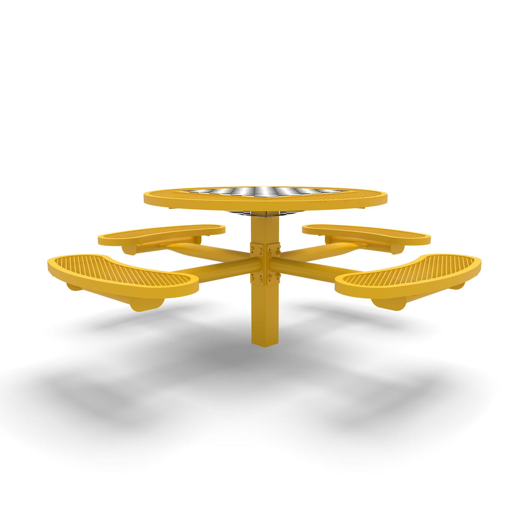 Inground Signature Round Diamond Game Table