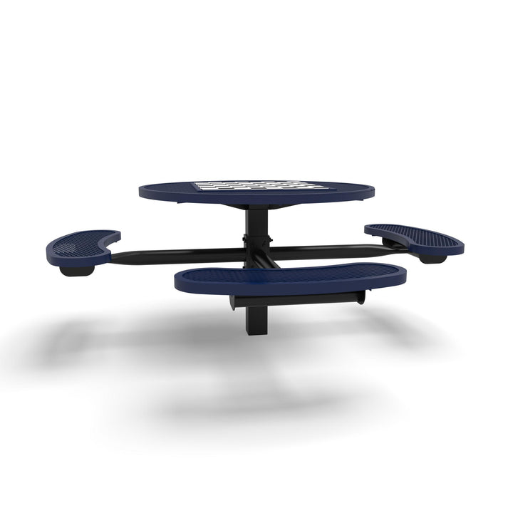 Inground Signature Round Diamond ADA Game Table