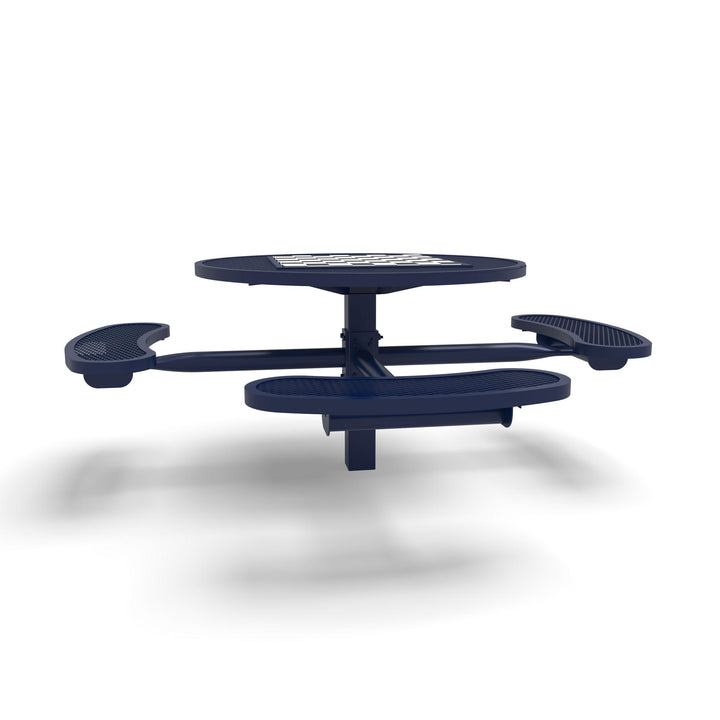 Inground Signature Round Diamond ADA Game Table