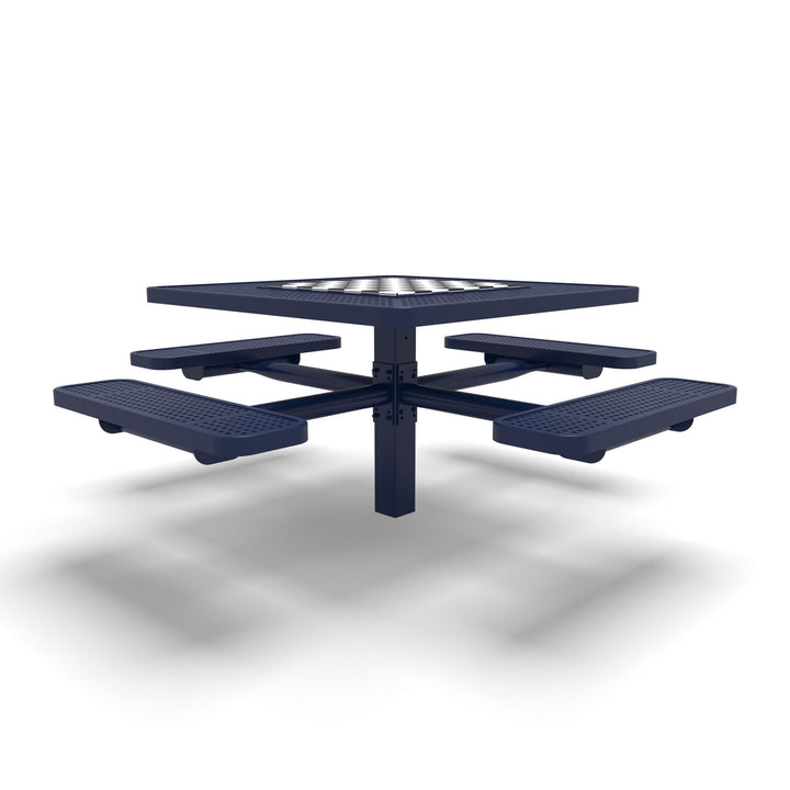 Inground Signature Square Perforated Game Table
