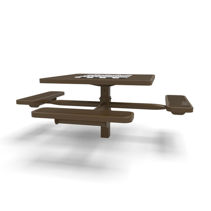 Inground Signature Square Diamond ADA Game Table