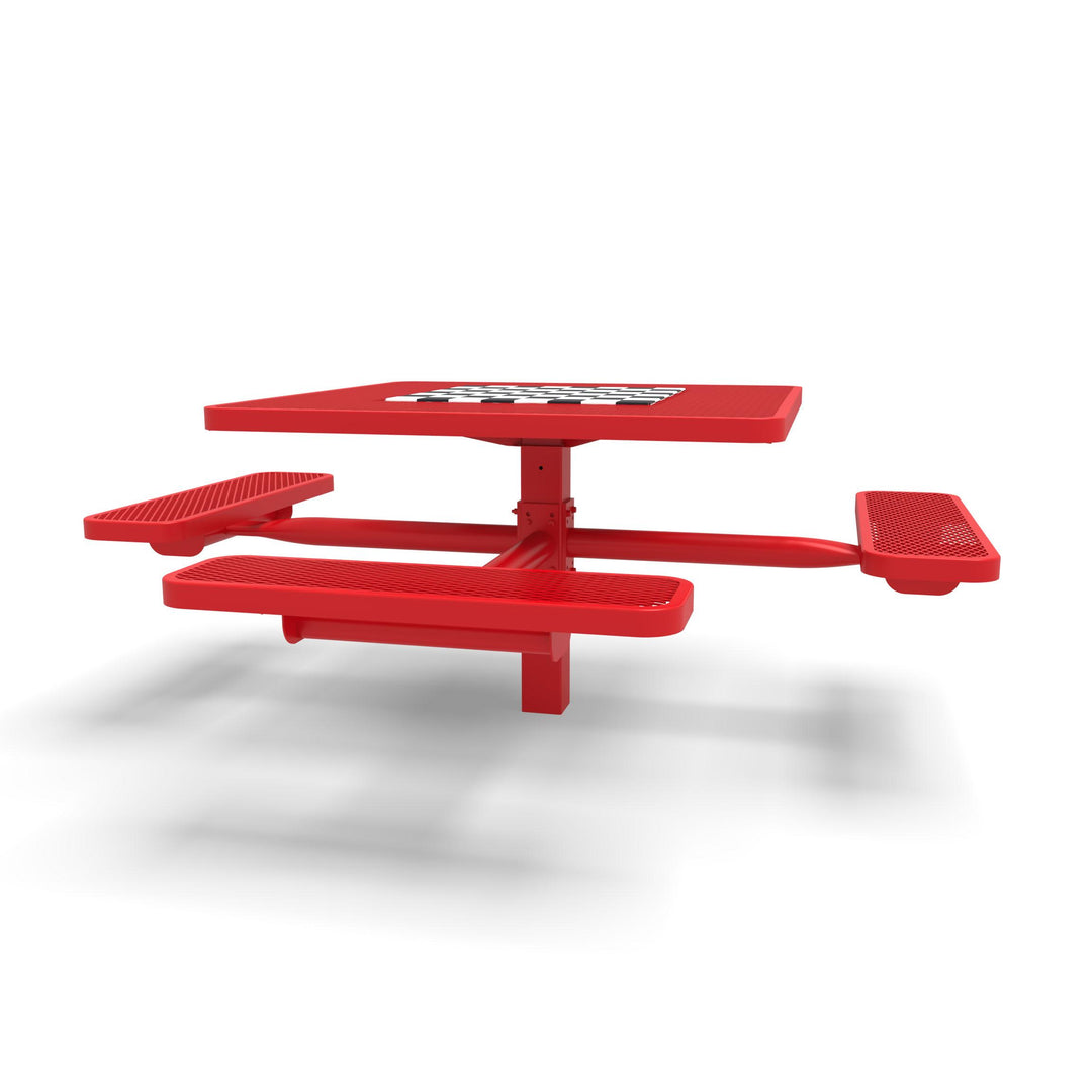 Inground Signature Square Diamond ADA Game Table