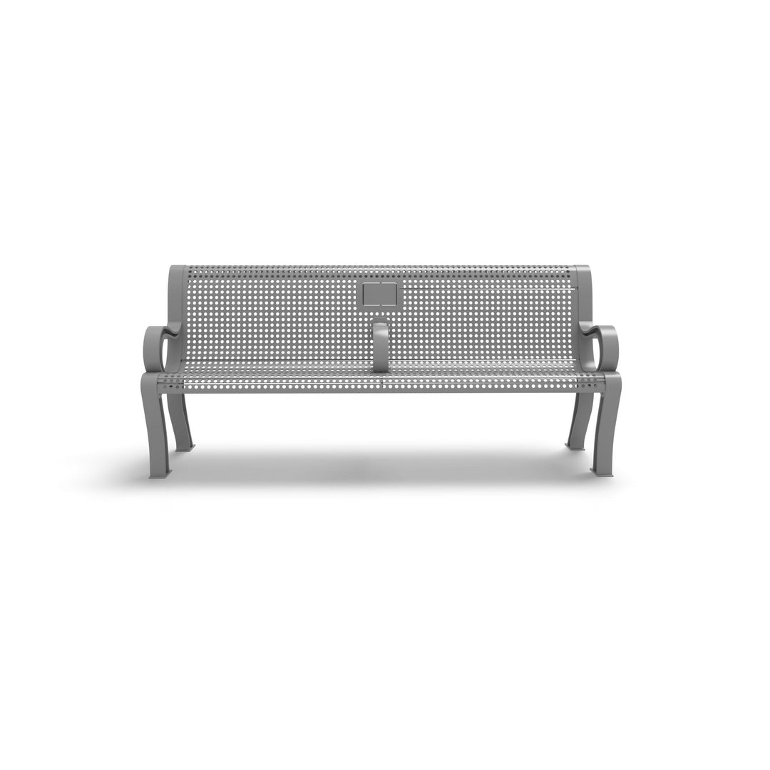 Estate Perforated Memorial Bench
