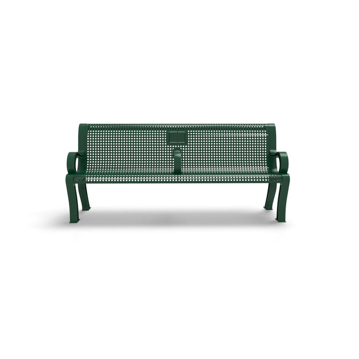 Estate Perforated Memorial Bench