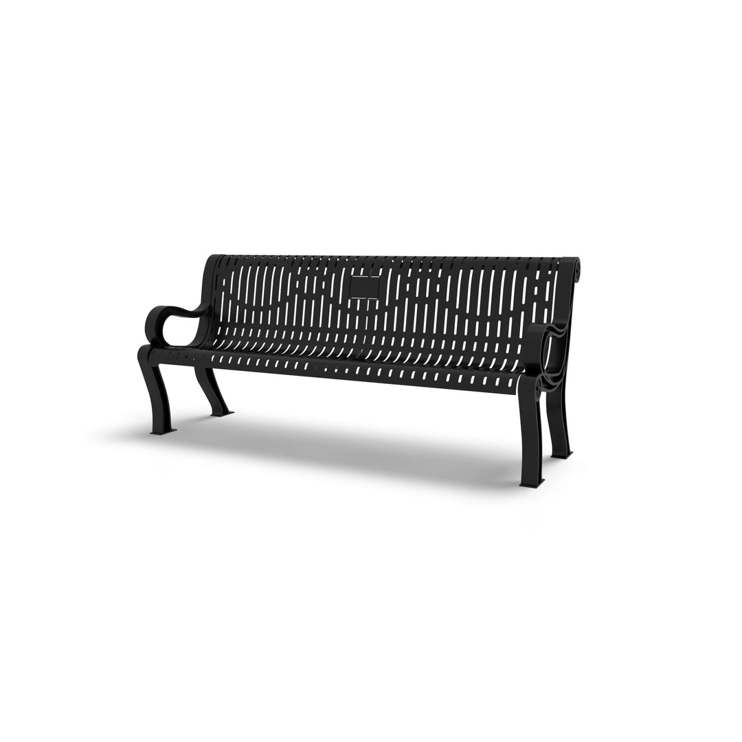 Estate Ribbed Memorial Bench
