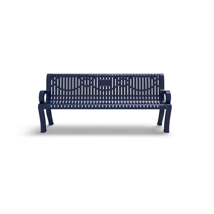 Estate Ribbed Memorial Bench