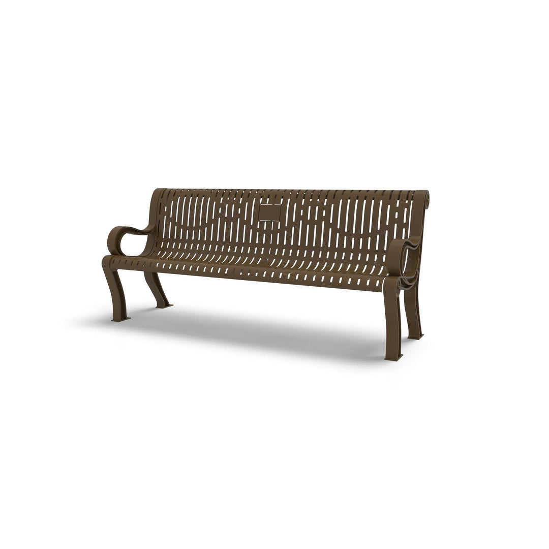 Estate Ribbed Memorial Bench