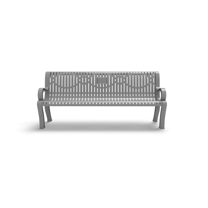 Estate Ribbed Memorial Bench