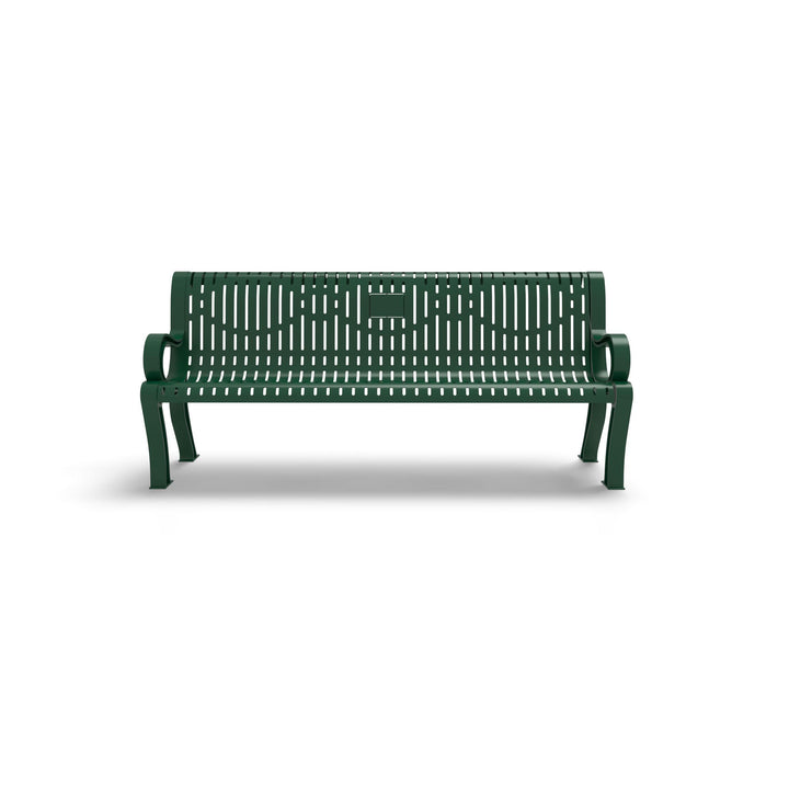 Estate Ribbed Memorial Bench