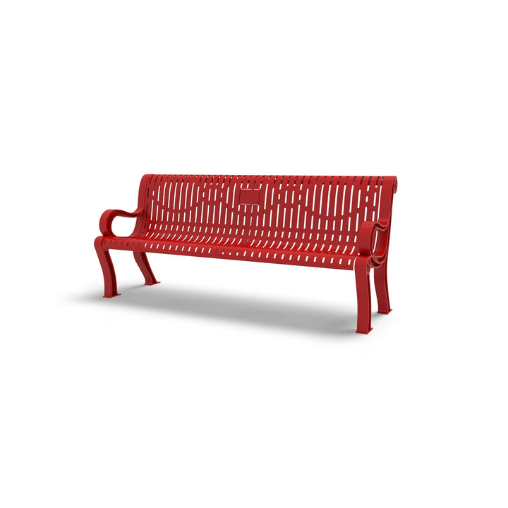 Estate Ribbed Memorial Bench