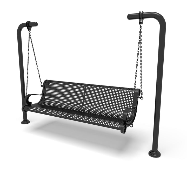 Inground Estate Perforated Swing Bench