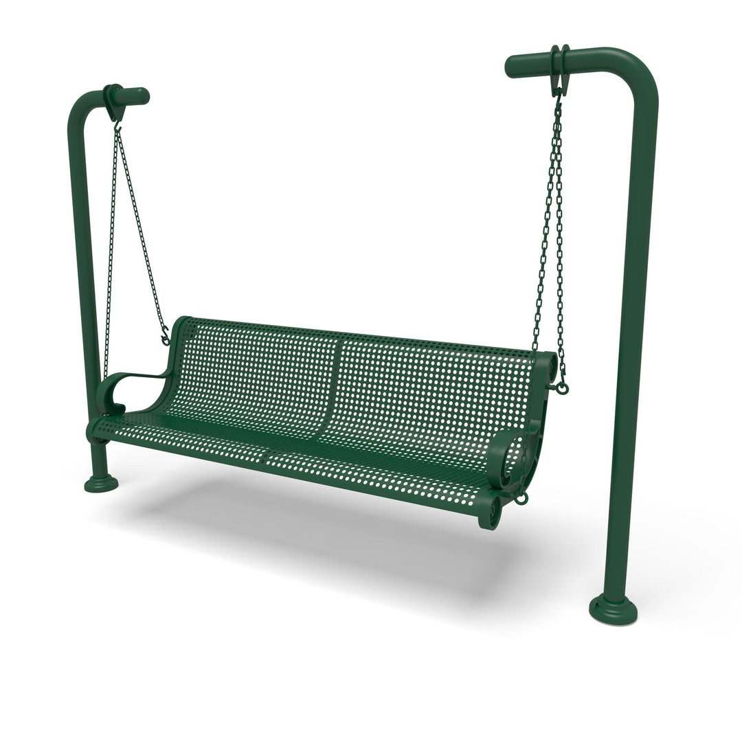 Inground Estate Perforated Swing Bench