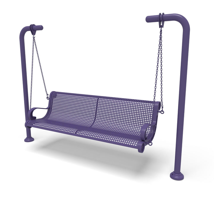 Inground Estate Perforated Swing Bench